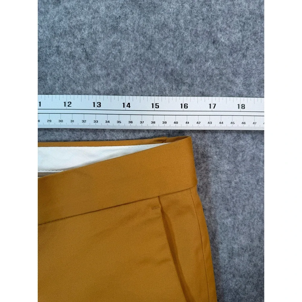 Banana Republic Fulton Skinny Fit Chinos Mens 31x32 Mustard Yellow Ochre Pants